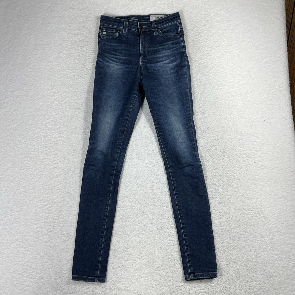 Adriano Goldschmied Mila Super High Rise Skinny 25r (25x29) Jeans Womens Blue